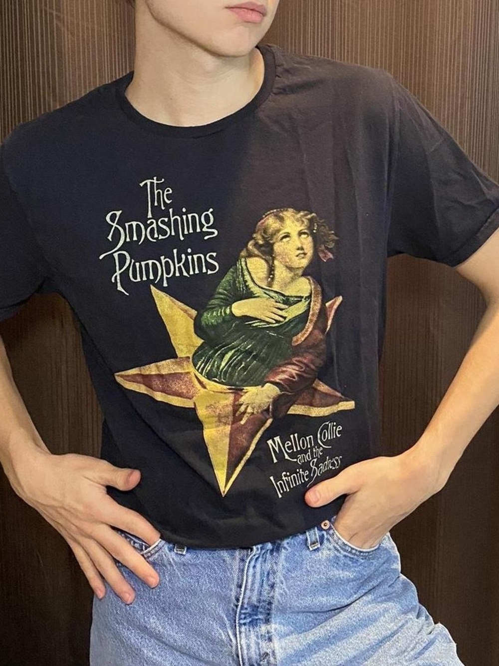 Smashing Pumpkins Mellon Collie Star Graphic Tee Shirt
